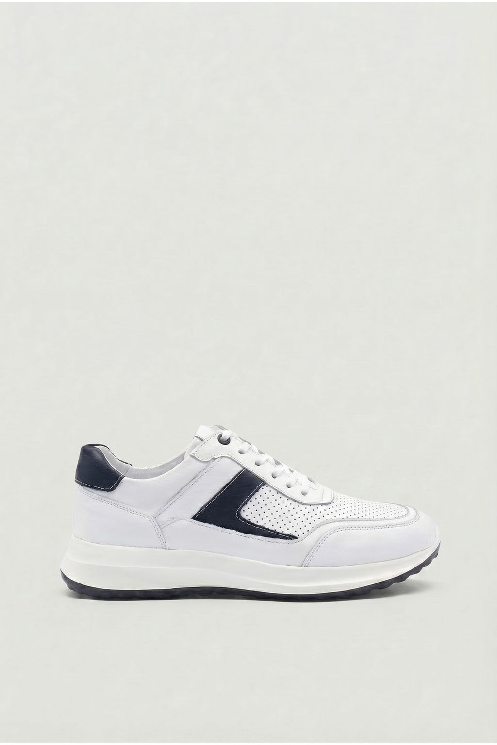 TCHOUAMENI Günlük Hakiki Dana Derisi Erkek Sneaker +3 CM Boy Uzatan Gizli Topuk Spor Ayakkabı Beyaz