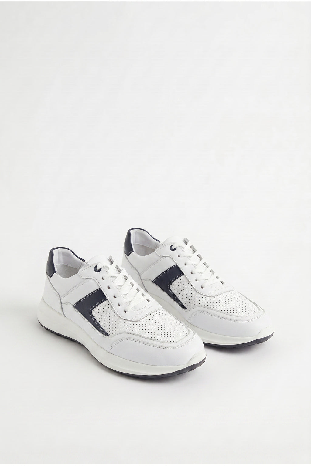 TCHOUAMENI Günlük Hakiki Dana Derisi Erkek Sneaker +3 CM Boy Uzatan Gizli Topuk Spor Ayakkabı Beyaz