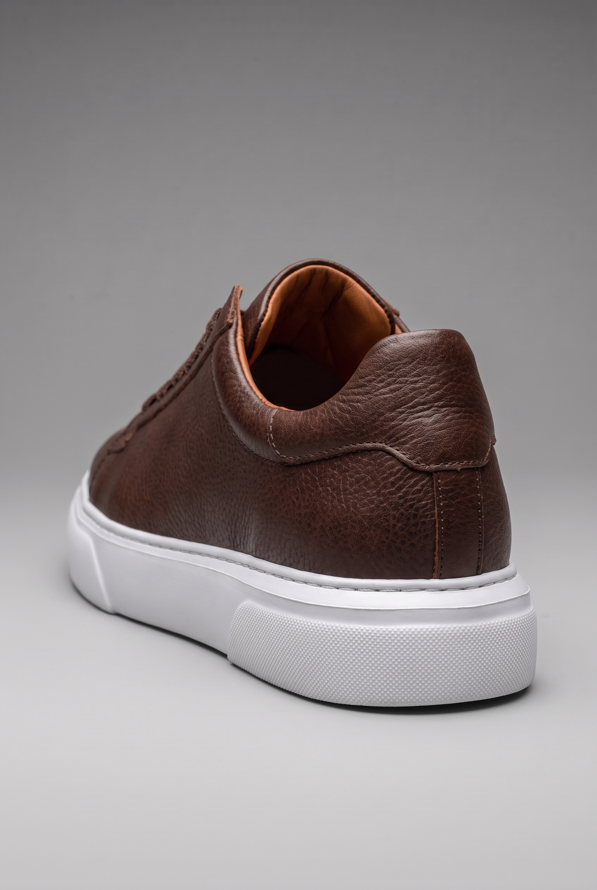 Hakiki Deri Floater Sneaker – EVA Taban, +3 cm Boy Uzatan – Kahverengi – 5